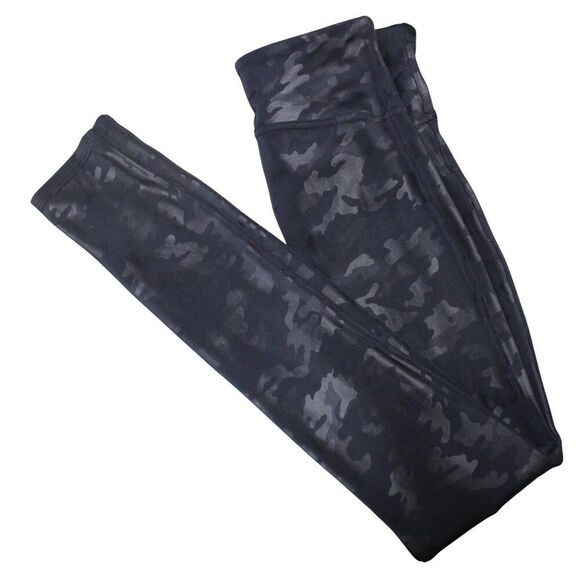 Spanx Black Camo Seamless Compression Leggings Small - Picture 2 of 4